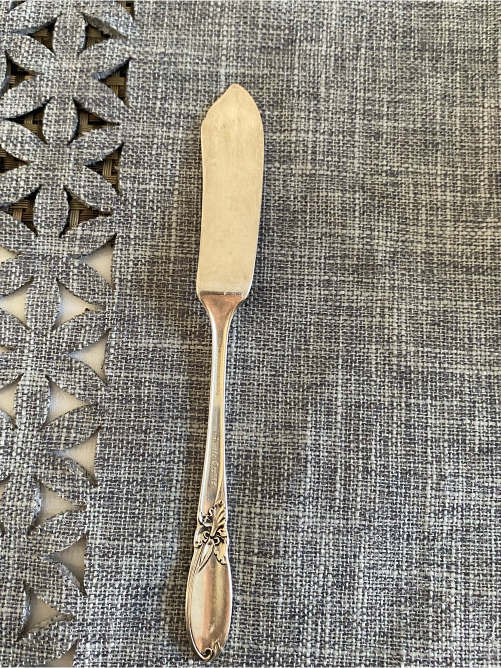 Oneida Coommunity Vintage-Style Silver Flatware Set with Floral Handles - Silver - Picture 14 of 16